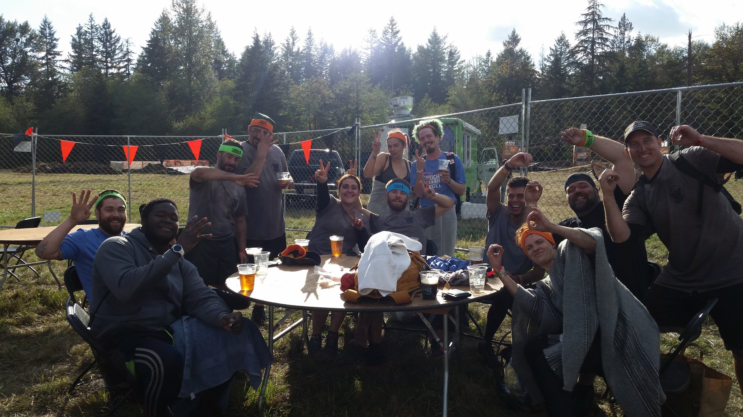 Team Destination HWY 420 after completing the 2018 Seattle Tough Mudder. Fueled by cannabis, we crushed this endurance obstacle course. We crawled through mud, swam through ice water, and even got shocked with electricity, but none of these obstacles were able to keep us away from the finish line.